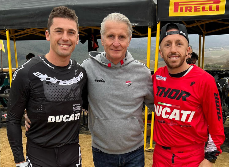 Paolo Caibatti  Dipercaya Tangani Divisi Offroad Ducati Untuk Menyiapkan Gelar Juara Dibalapan Garuk Tanah